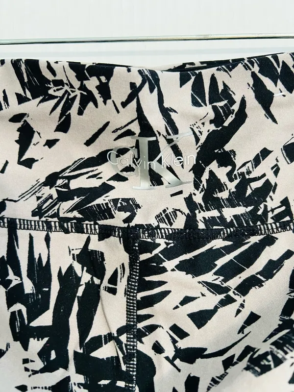 Calvin Klein Ladies Athletic Printed Shorts  - Image 2