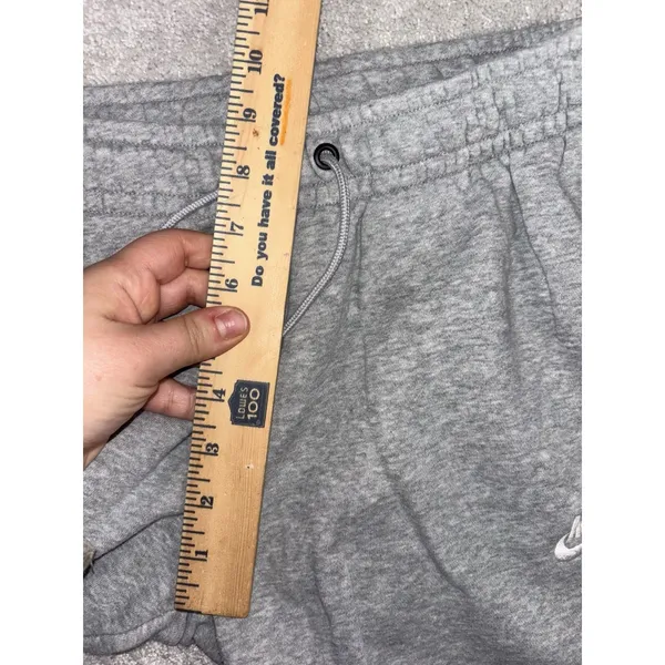 Nike Sportswear Club‎ Fleece Sweatpants Womens S Gray Mid Rise Tapered Jogger - Image 9
