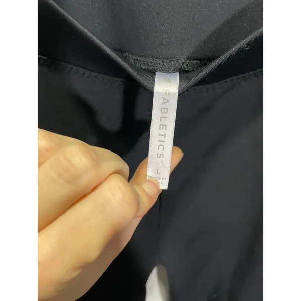 Fabletics Womens Black High Waisted‎ Athletic Leggings Yoga Pants Size L - Image 3
