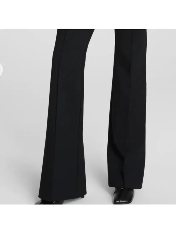 Spanx Ponte Knit High Rise Flare Leg Pants Black Size XS - Image 2