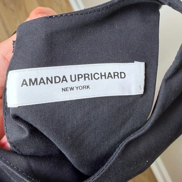 Amanda Uprichard Black Alejandro Mini Dress Size Small - Image 4