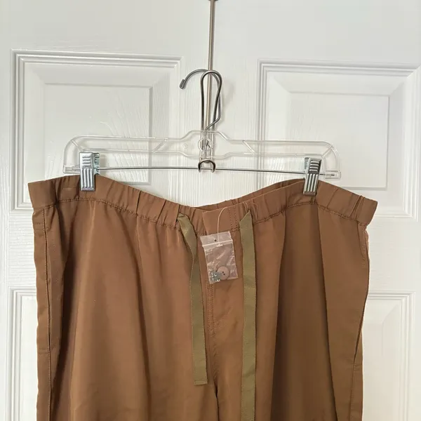 Belle Gray By Lisa Rinna Large Brown Pull On Pants Gorpcore Granola Girl - Image 3