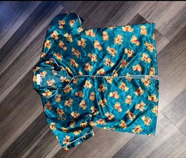 Teal Floral Pajama Set - Image 3