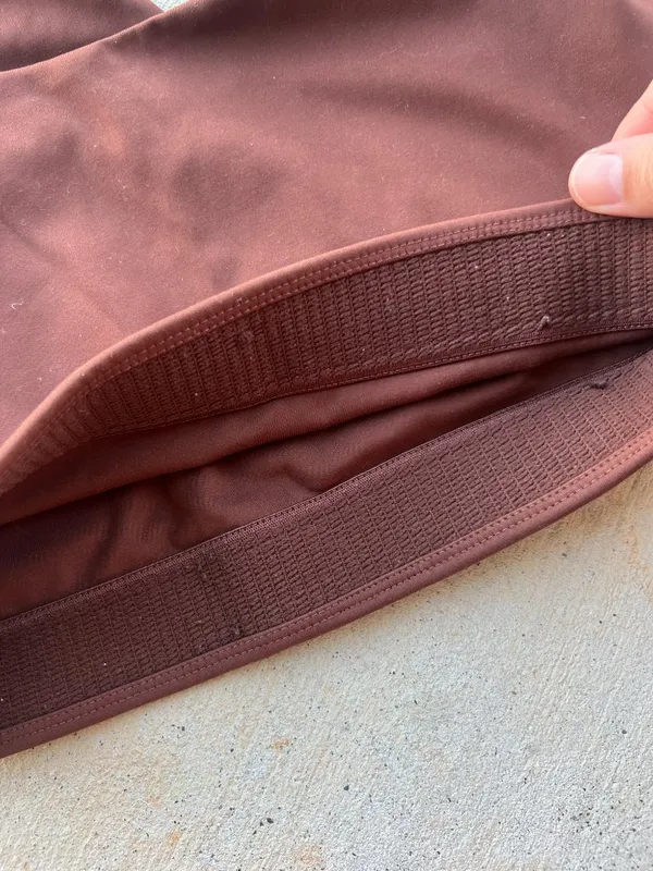 Girlfriend Collective medium brown sports bra‎ - Image 5