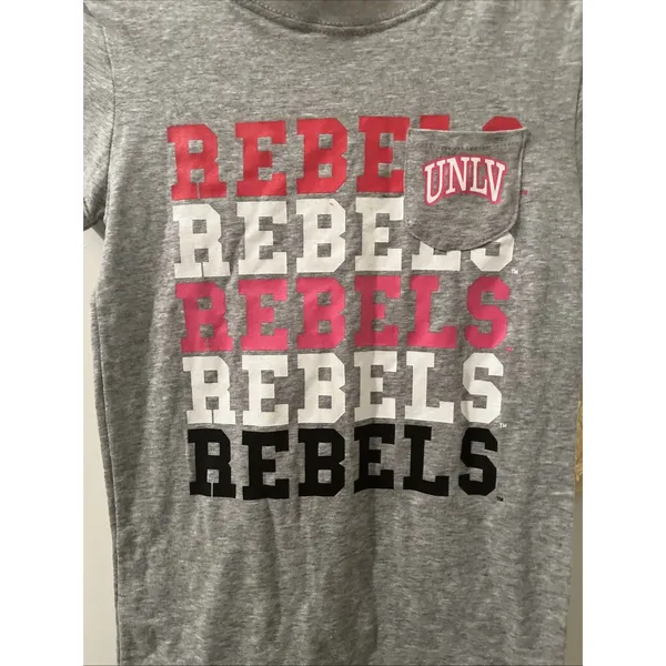 University Of Nevada Los Vegas UNLV Rebels Womens Juniors T-Shirt S Multi-Color - Image 3