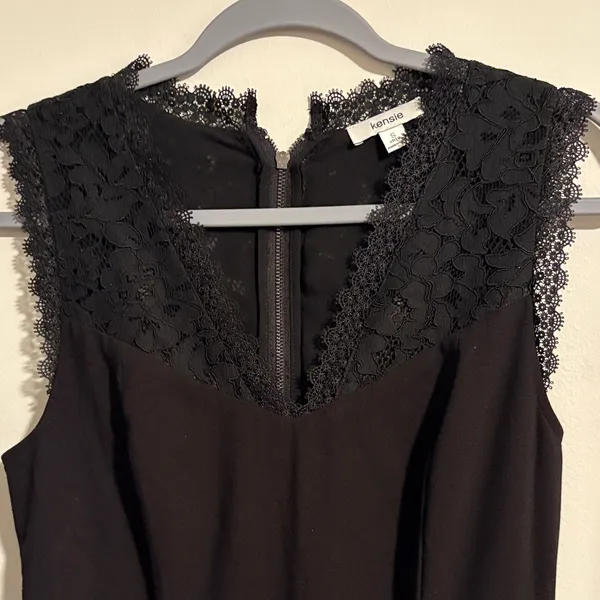 Kensie Elegant Black Lace Jumpsuit - Image 5