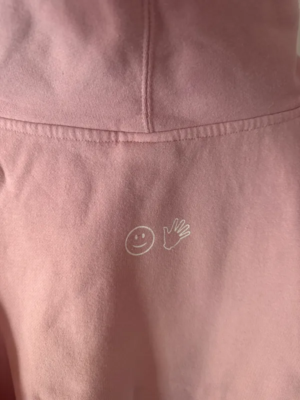 Glossier Hoodie Pink Size M - Image 5