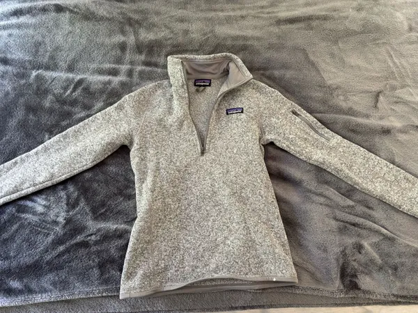 Patagonia Quarter-Zip Pullover Grey - Image 3