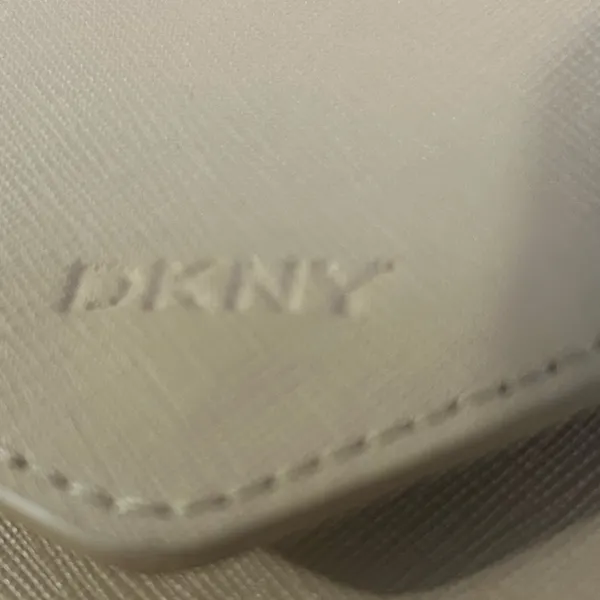 DKNY Cream Envelope Clutch with Subtle Logo - Image 7