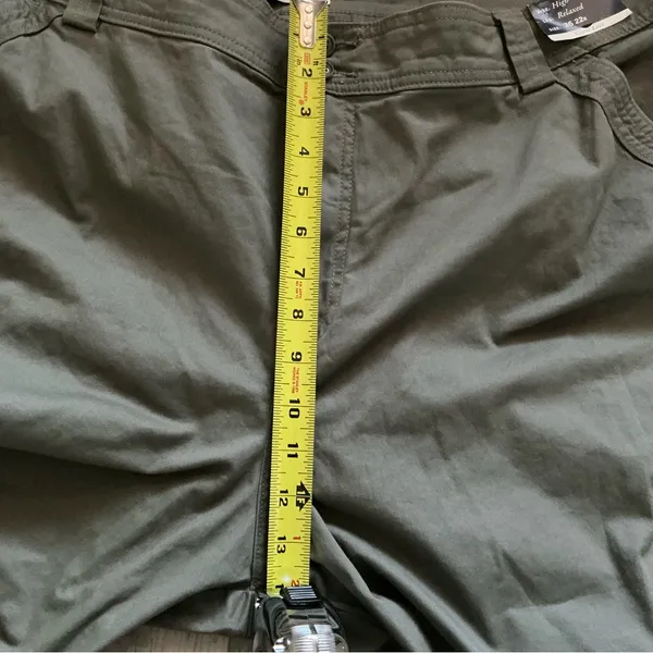 Abercrombie & fitch curve love relaxed fit cargo pants high rise sz 36/22 - Image 9