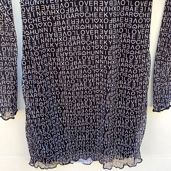 Princess Polly Womens Size 4 black pinch me long sleeve cutout dress - Image 6