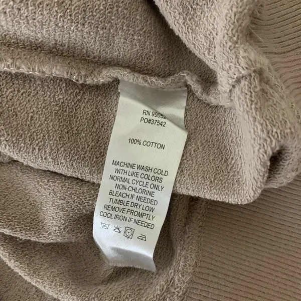 TECHSTYLES MT Bachelor Oregon Graphic Sweatshirt Taupe Vintage Style M - Image 6