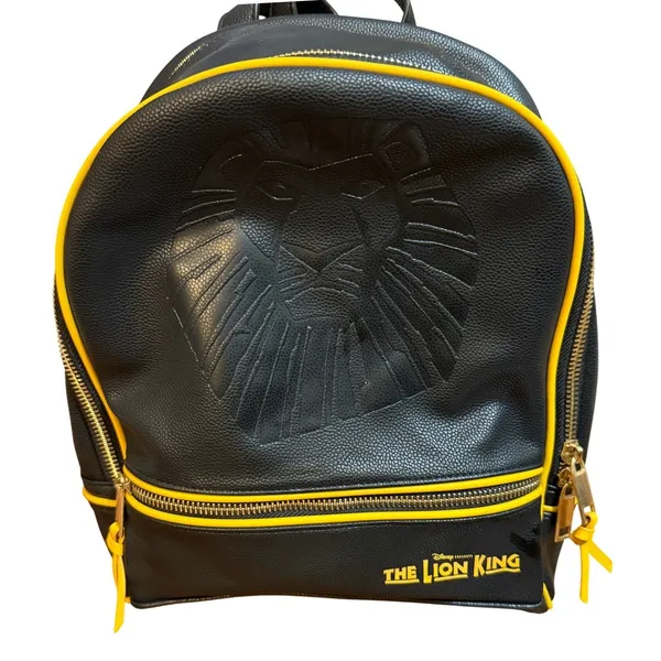 New Disney The Lion King Broadway Musical‎ Mini Backpack Black Yellow Simba - Image 9
