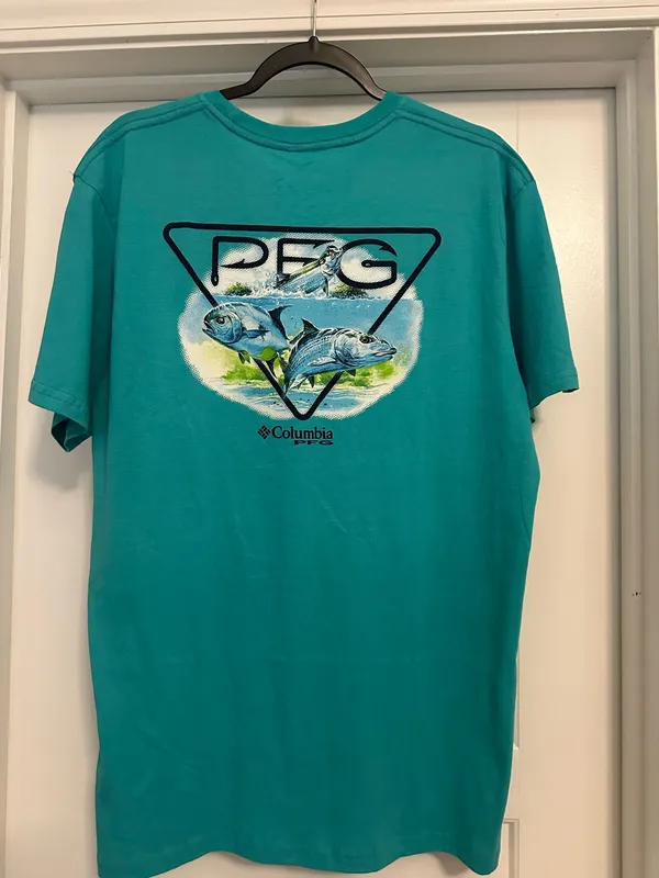Columbia teal t-shirt - Image 3