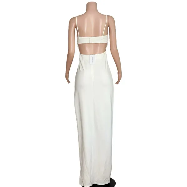LOVERS + FRIENDS Karma Maxi Dress, White, Medium - Image 8