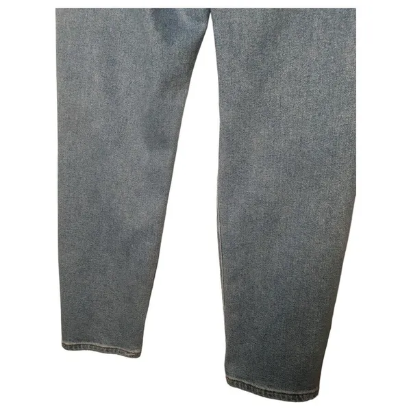 American Eagle Jeans Womens 8 Curvy Mom Jean 90s Distressed Light High Rise Blue - Image 12