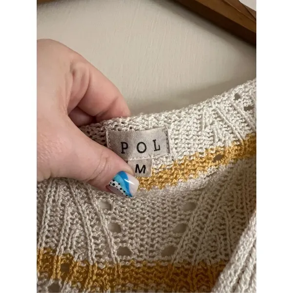 ✨POL Loose Knit Oversized Striped Sz Medium Sweater✨ - Image 9