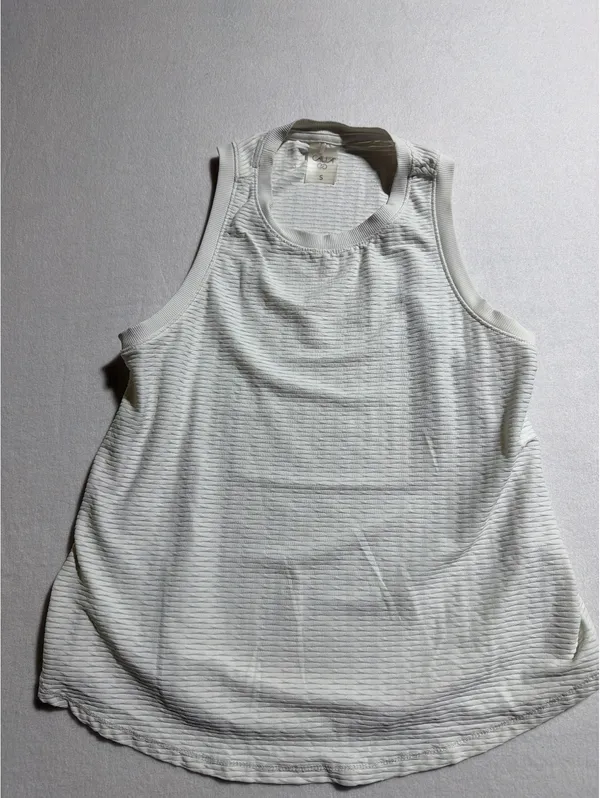 Calla Women's White Sleeveless Tank Top Size Small - Image 4