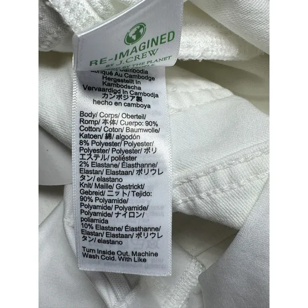 J.Crew Factory White maternity jean in signature stretch 24 - Image 7