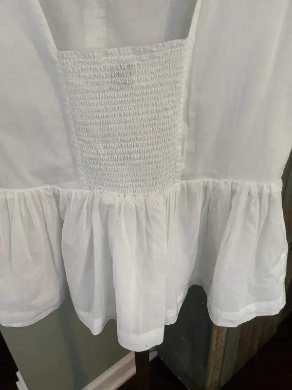 Crown & Ivy NWT Size XS Sleeveless White Top - Image 7