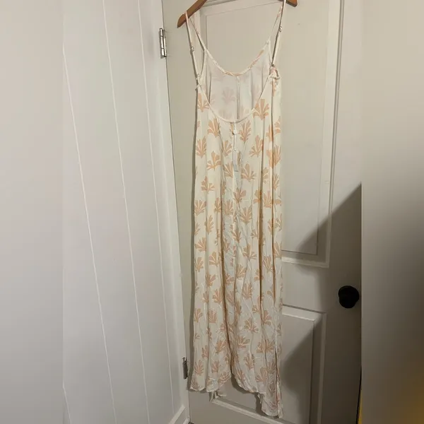 Citrine Swim Leta Dress $169 Hawaiian Shell‎ Tan Reef Resortwear Beach Tank Maxi - Image 6