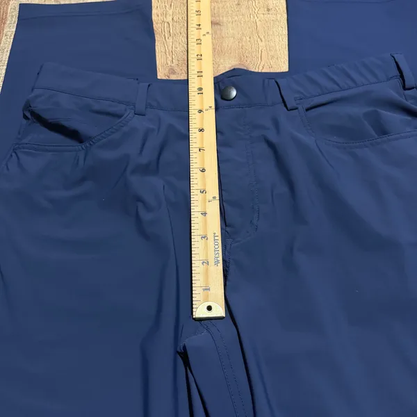 PGA Tour Wmns Navy Blue Performance Pants Sz L Sz 32 Athlete Golf Active Pockets - Image 4