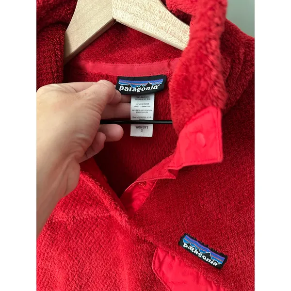 Patagonia Re-Tool Snap-T Pullover Red Small - Image 3