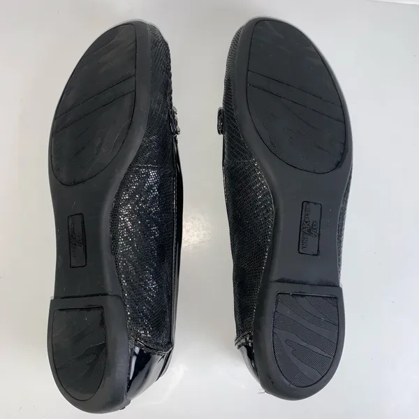 Anne Klein Iflex Women's Shoes Sz 8M Black Moccasin Loafers Flat Comfort - Image 11