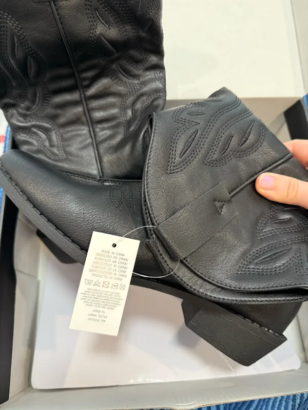 Amazon Black Cowboy Boots - Image 2