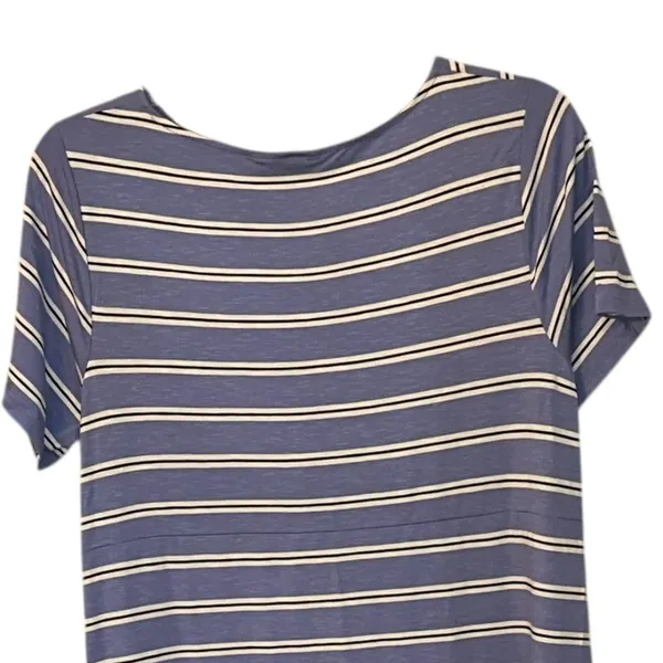 J.‎ Jill Multi Directional Stripe Short Sleeve Maxi Dress 1X Summer Sheath NWT - Image 4