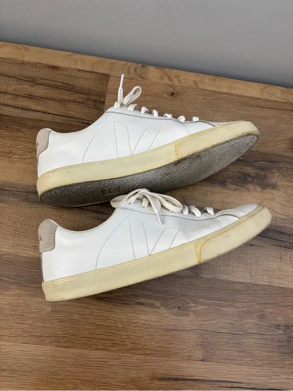 VEJA Esplar Leather Sneakers Extra White Women’s - Image 6