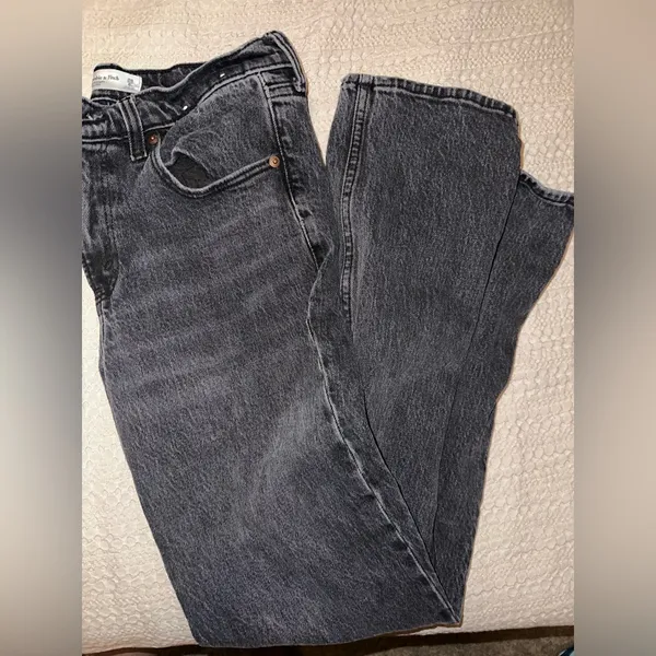 Abercrombie & Fitch The Straight Mid Rise Jeans size 28 6 - Image 2