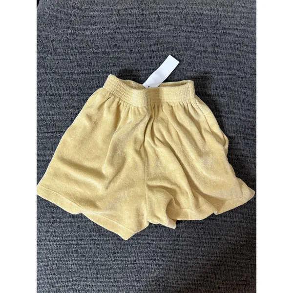 Gil Rodriguez Terry Port Shorts Banana Cream size XS NWT - Image 2