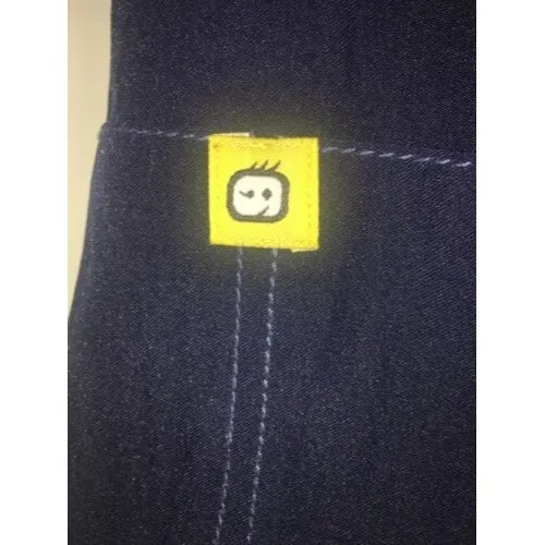 Spread Good Cheer Womens Drawstring Scrub Pants Size 3X Scrub Blue Purple - Image 2