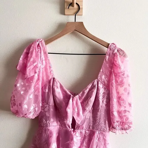 For Love & Lemons Cosmo Pink Mini Dress Size XS - Image 6