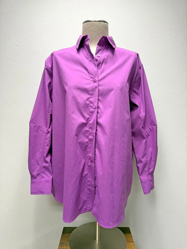 Athleta Performance Oversized Poplin Top - Image 4