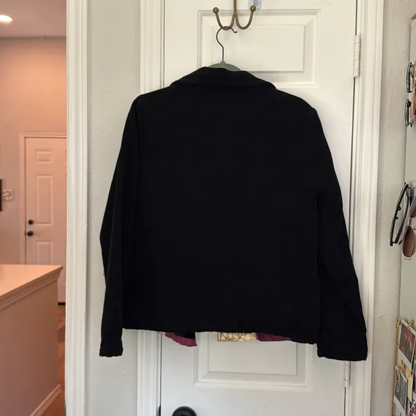 Vintage y2k Patchwork & satin whimsigoth velvet jacket - Image 5