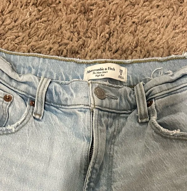 Abercrombie Denim Shorts High-Rise - Image 3