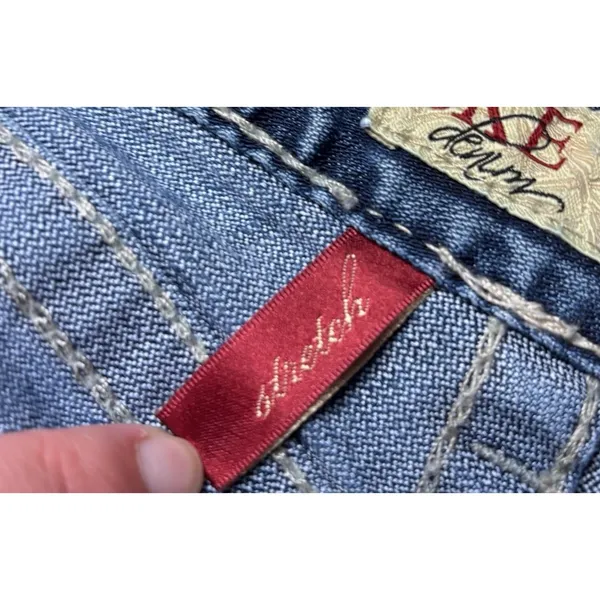 Buckle BKE Sabrina Women's Jeans Size 30x35.5 Mid Rise Boot Stretch Blue Denim - Image 4