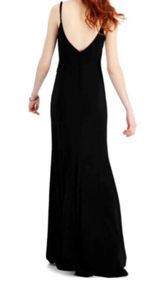 Say Yes To The Prom Embellished Spaghetti Strap Sweetheart Neckline Prom Dress - Image 3