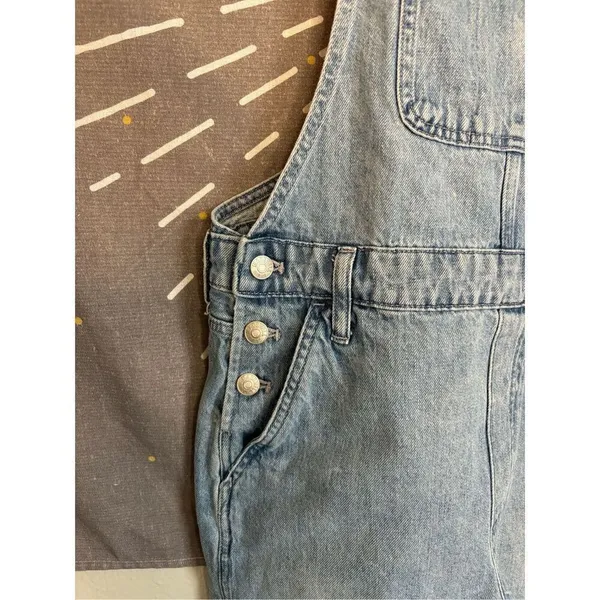 Madewell Adirondack Short Overalls in Phillips Wash - Image 7