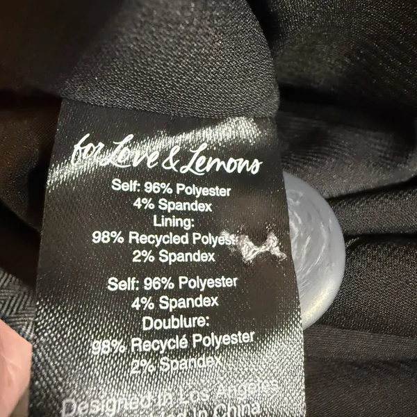 For Love And Lemons Gray Plaid Mini Skirt - Image 9