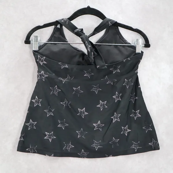 Converse One Star Black Star‎ Halter Tie Beach Boho Fun Swim Tankini Top S Small - Image 2