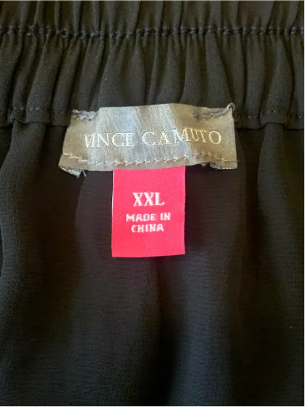 Vince Camuto Skirt XXL Black Full MIDI - Image 2