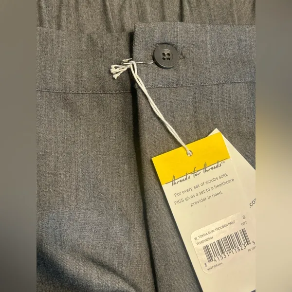 Figs Limited Edition Tokha professional scrub pant straight leg gray NWT S REG - Image 6