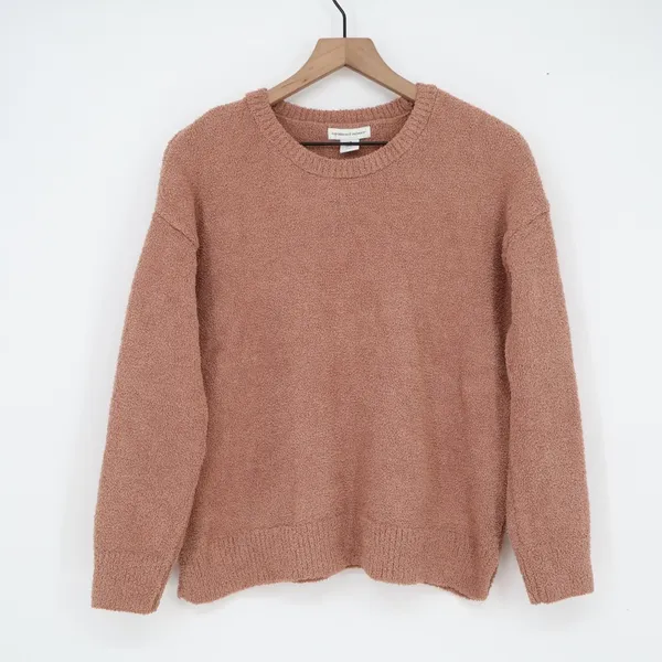 Cupcakes and Cashmere Mauve Popcorn Knit Crewneck Sweater Womens Medium - Image 2