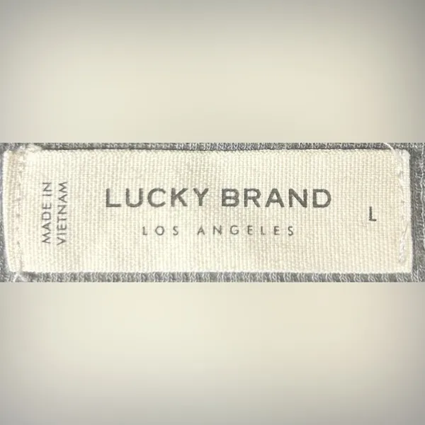 Lucky Brand Size L Grey Pullover Sweatshirt - Image 2