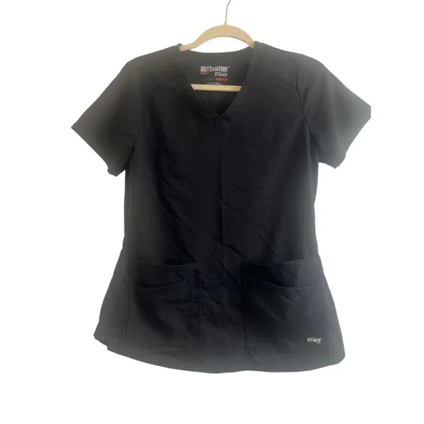 ✨Grey's Anatomy Medical Black Sz Small Top✨ - Image 6