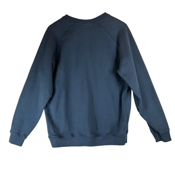 By Parra Womens Blue Orange Educational Crewneck Sweatshirt Large - Image 2