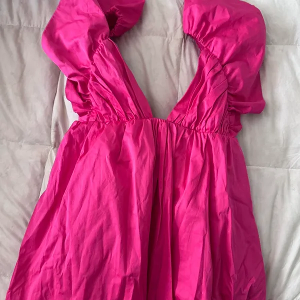 For love and lemons pink clementine mini ruffle dress - Image 6